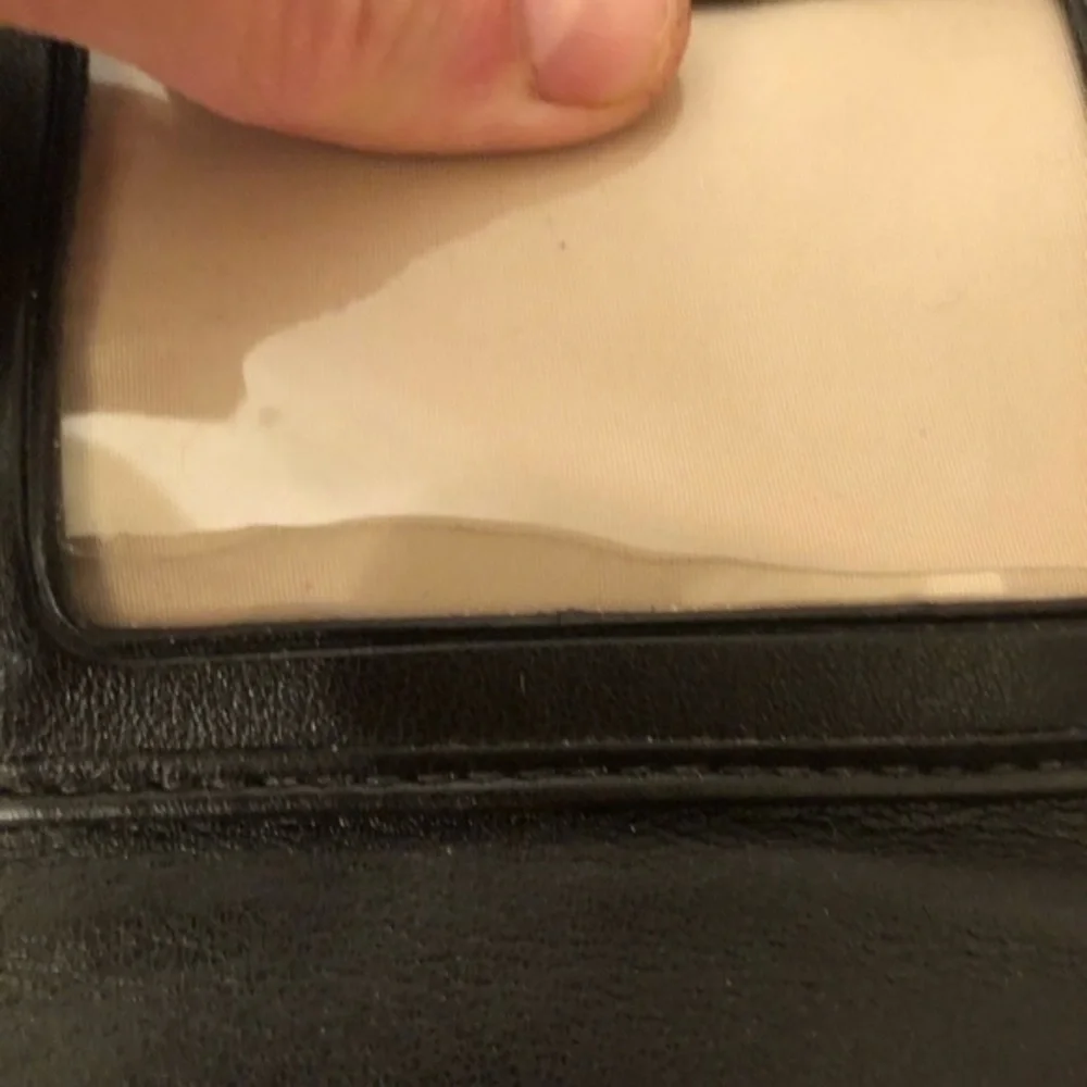 COACH vintage y2k brown leather and snake embossed turnlock wallet